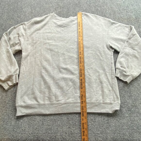 Disney Princess Sweatshirt‎ Womens XL 15 17 Gray Ariel Little Mermaid Graphic - Picture 7 of 9